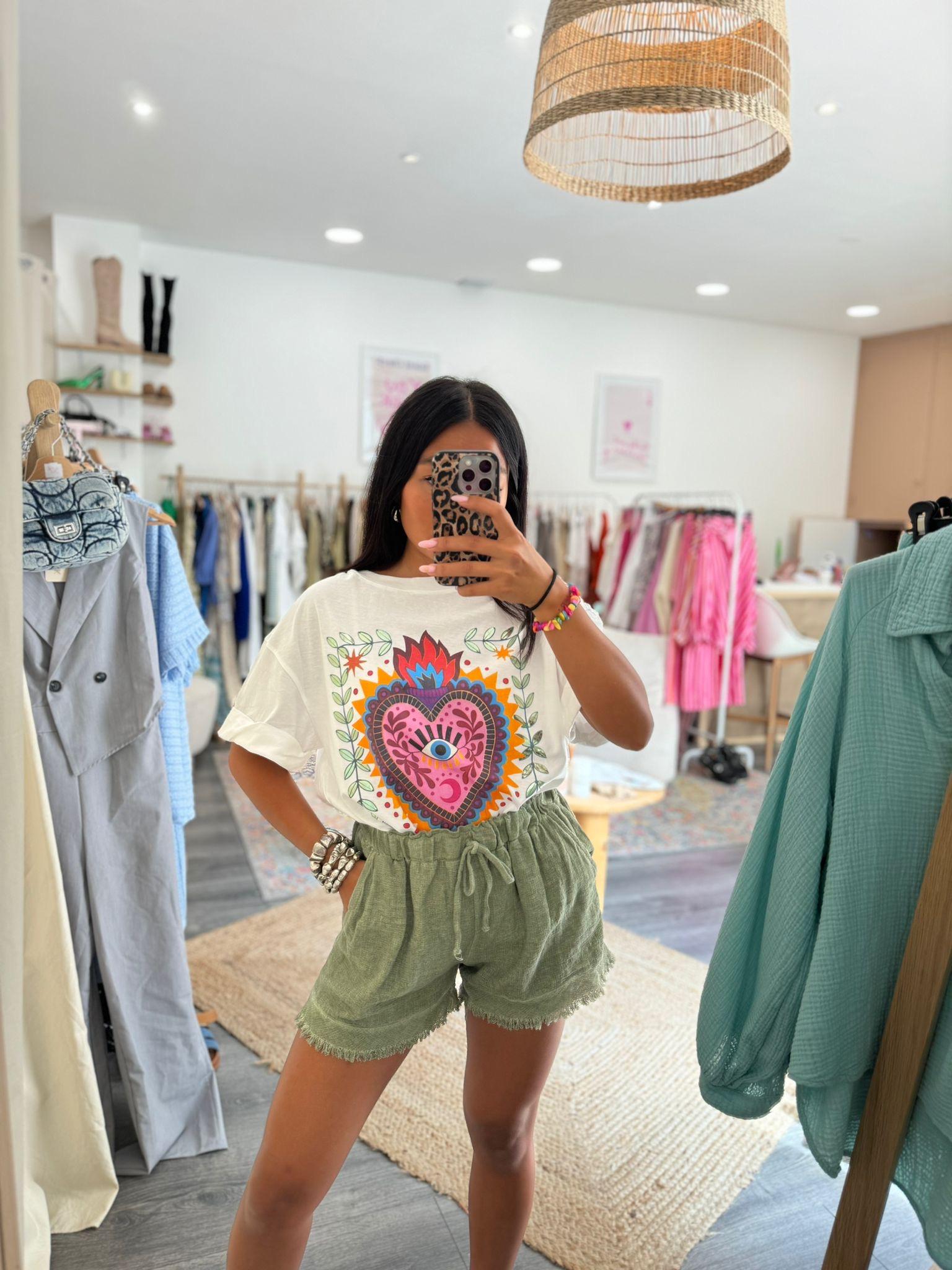 Short en lin et coton MANOLA – Image 2
