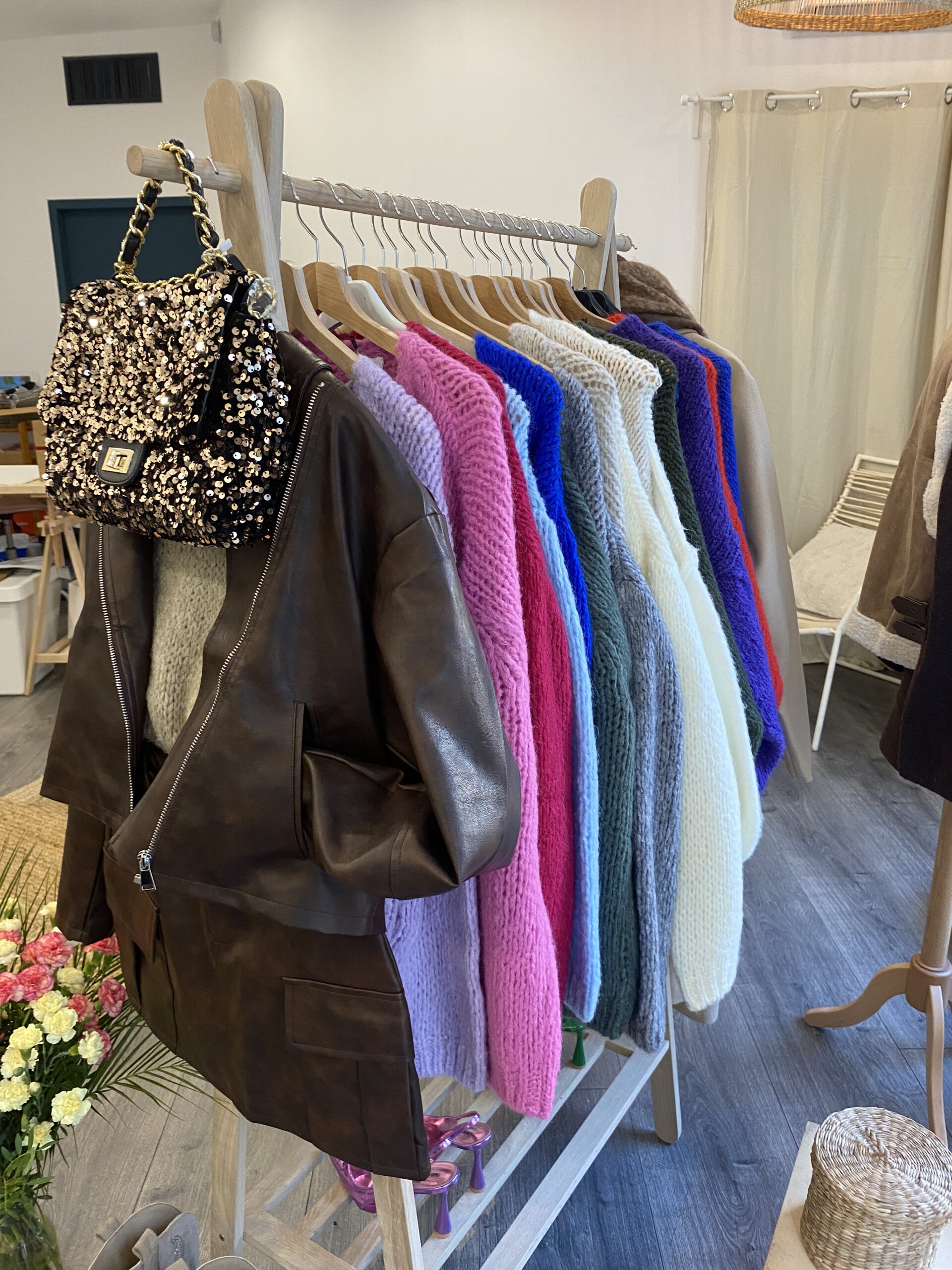Gilet en maille DOUDOU (plusieurs coloris) – Image 9