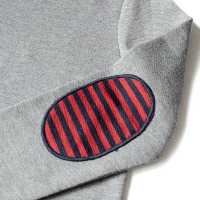 Pull Royal Mer Uni Col V Gris Chiné – BERT CR – Image 6