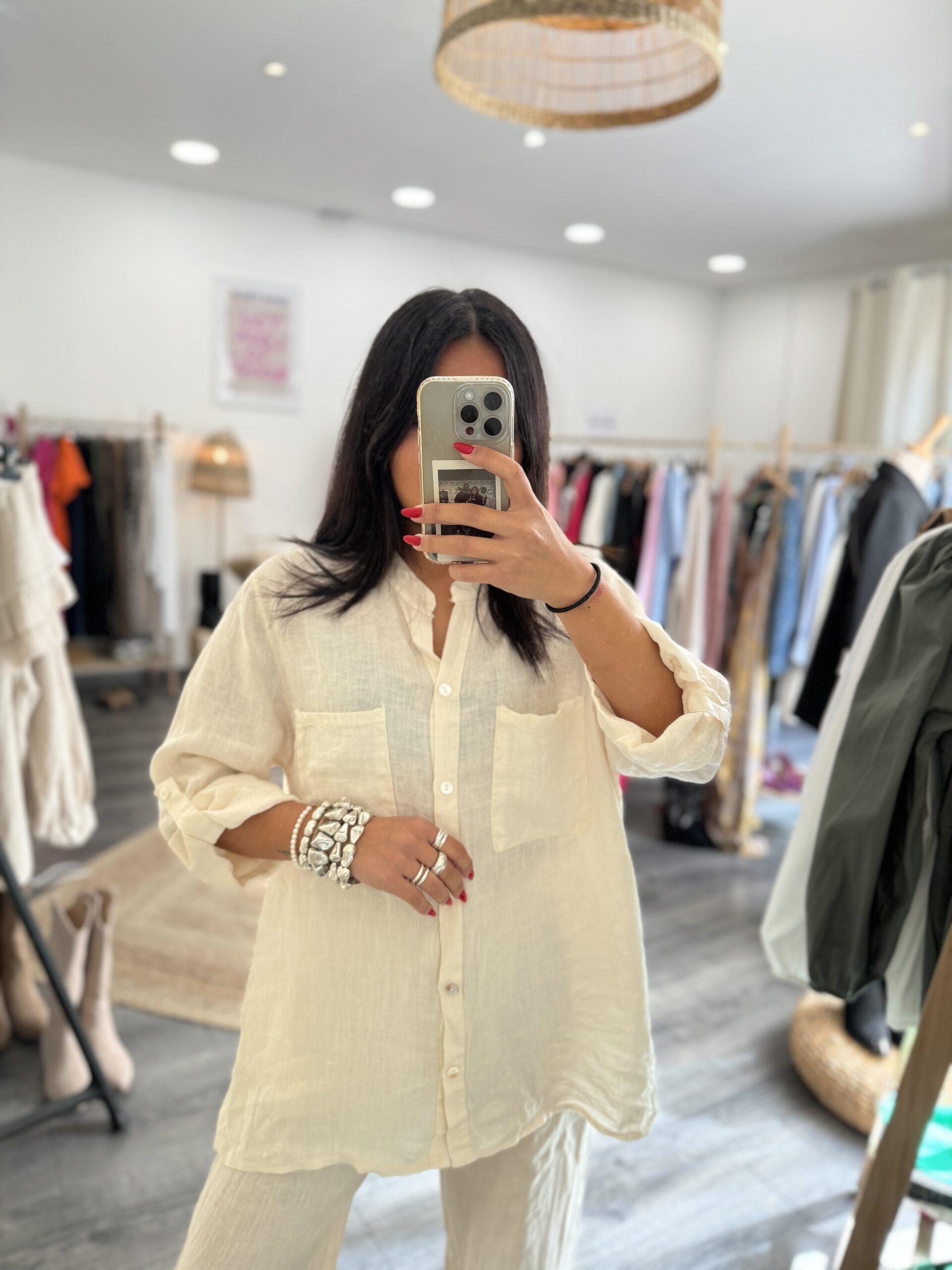 Chemise en lin MANOA (plusieurs coloris)