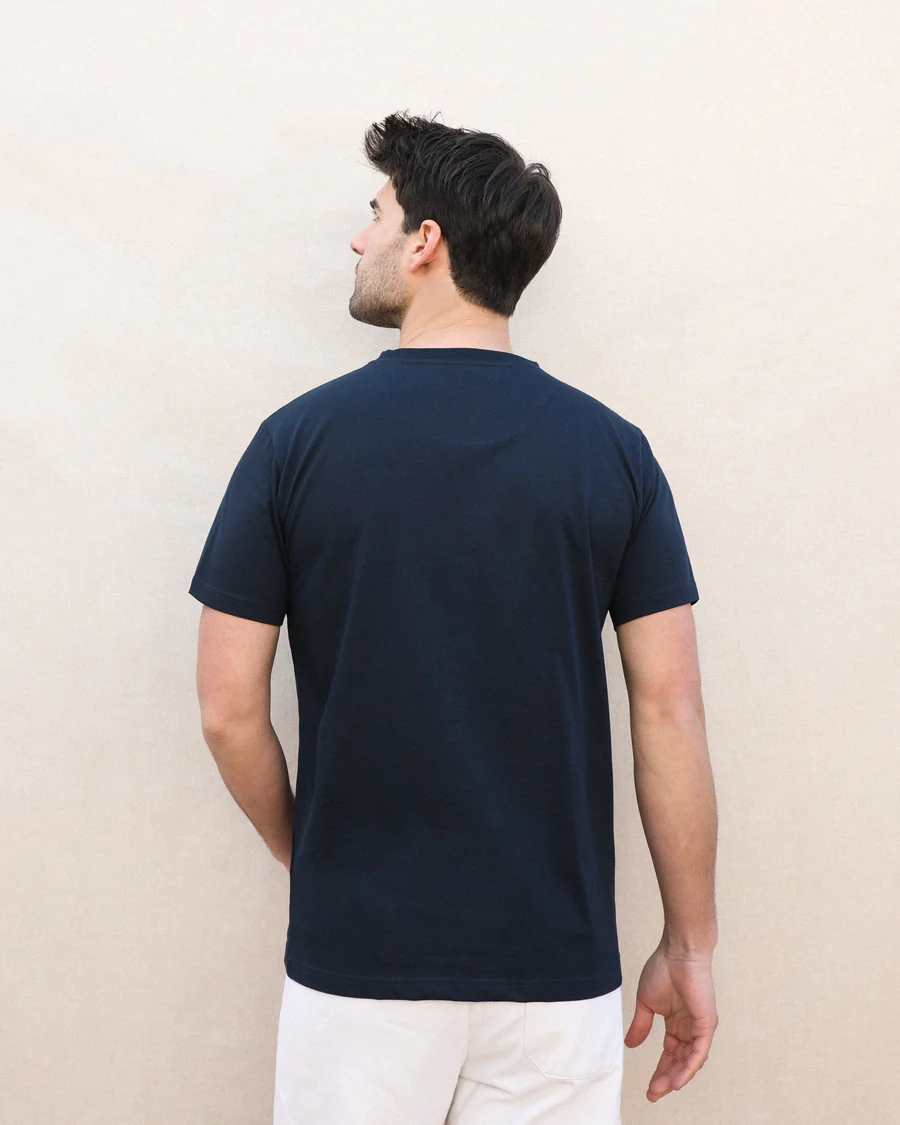 t shirt MÂLE DE MER Marine – Maison FT – Image 3