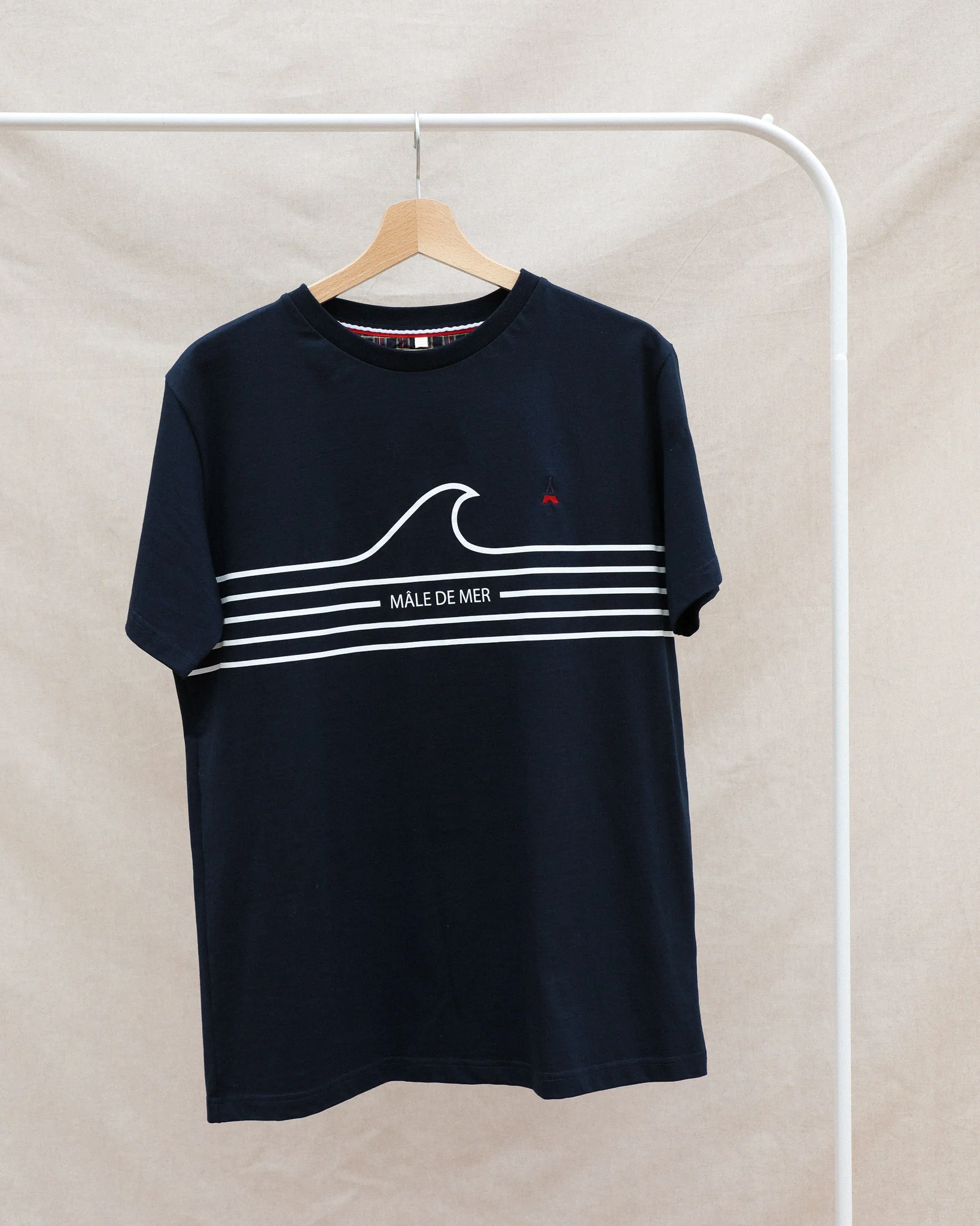 t shirt MÂLE DE MER Marine – Maison FT – Image 5
