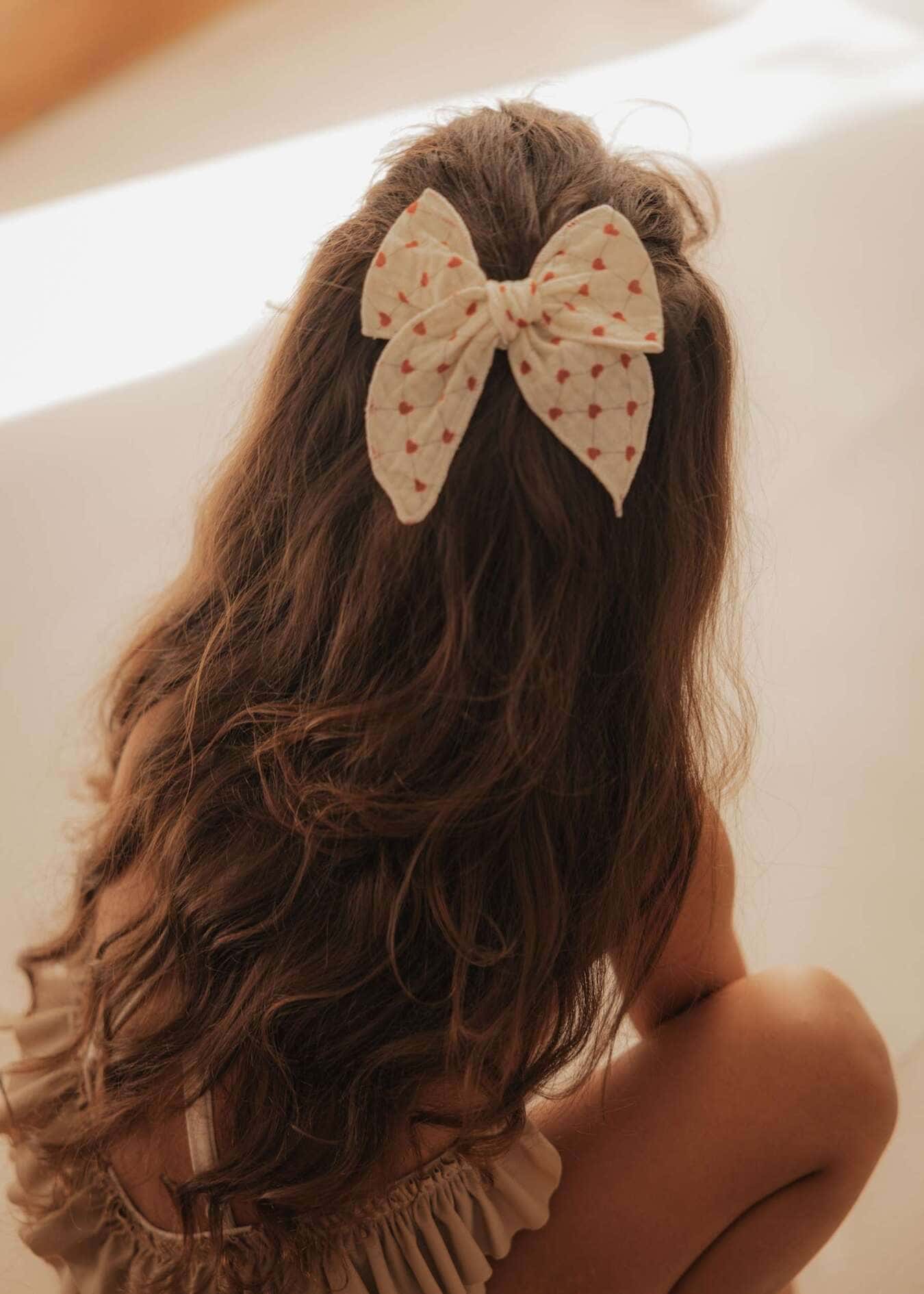 Barrette noeud gaze de coton | Mrs Ertha – Image 3