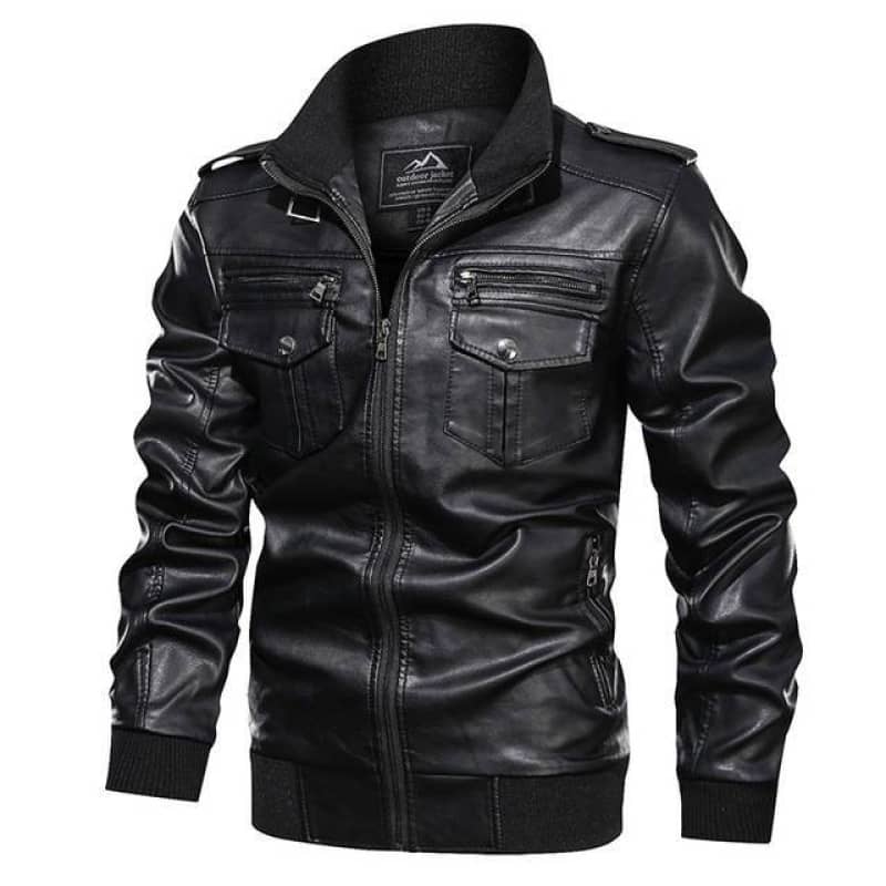 Blouson biker homme – Grund – Image 2