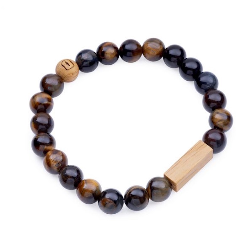 Bracelet pierre BROWN EYE TIGER – BeWooden
