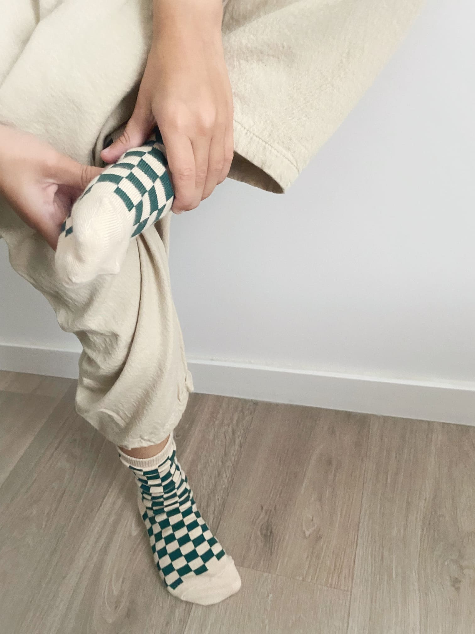 Chaussettes enfant | Damier – Digreen – Image 4