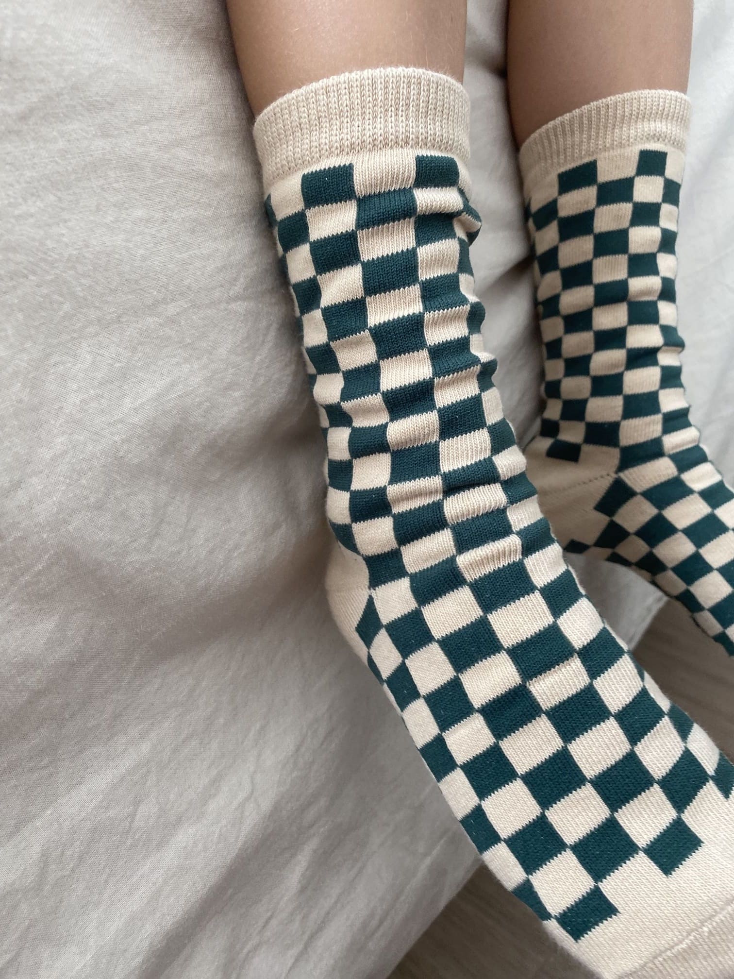 Chaussettes enfant | Damier – Digreen – Image 3