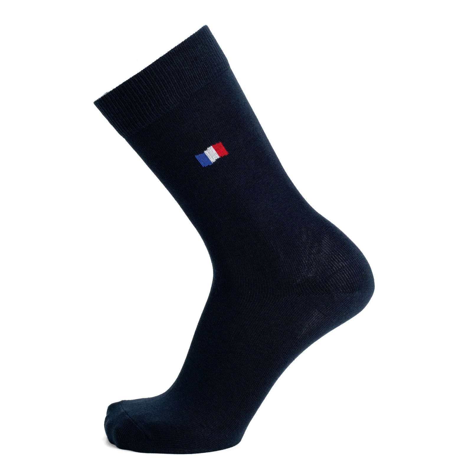 Chaussettes unies drapeau Marine – BROUSSAUD