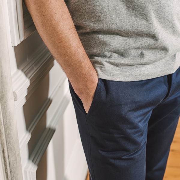 Pantalon Chino CARLOS Marine – La Gentle Factory – Image 5