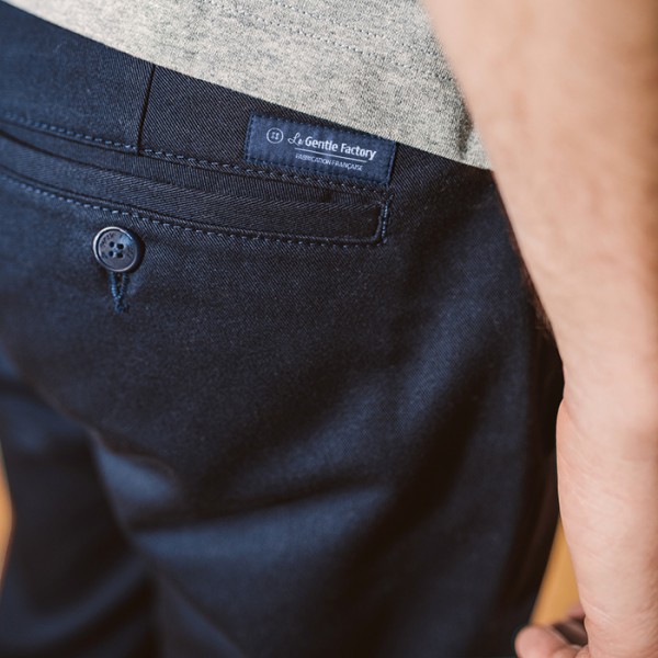 Pantalon Chino CARLOS Marine – La Gentle Factory – Image 6