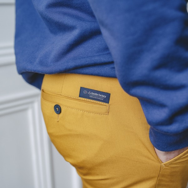 Pantalon Chino CARLOS Ocre – La Gentle Factory – Image 2