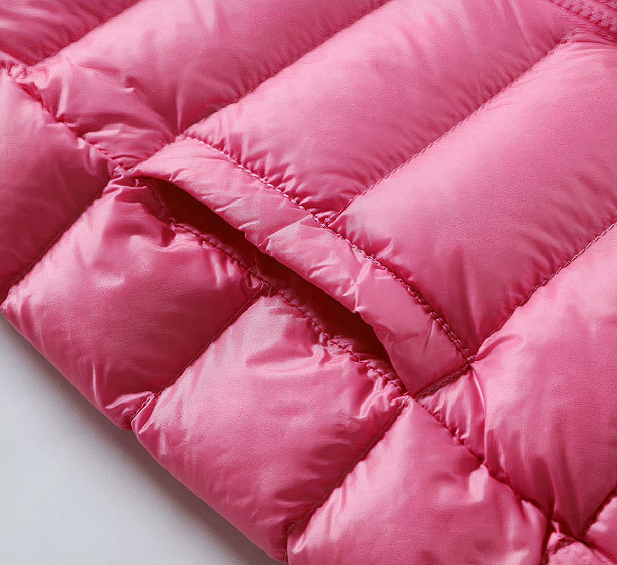 Doudoune rose sans manches chaude pour fille – Image 3