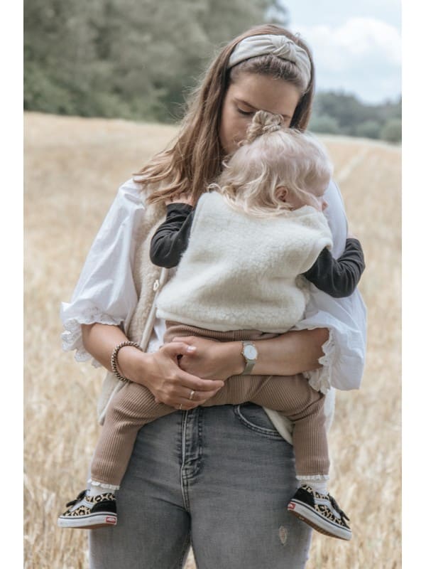 Gilet enfant sans manches laine | Beige – Kico Label – Image 9