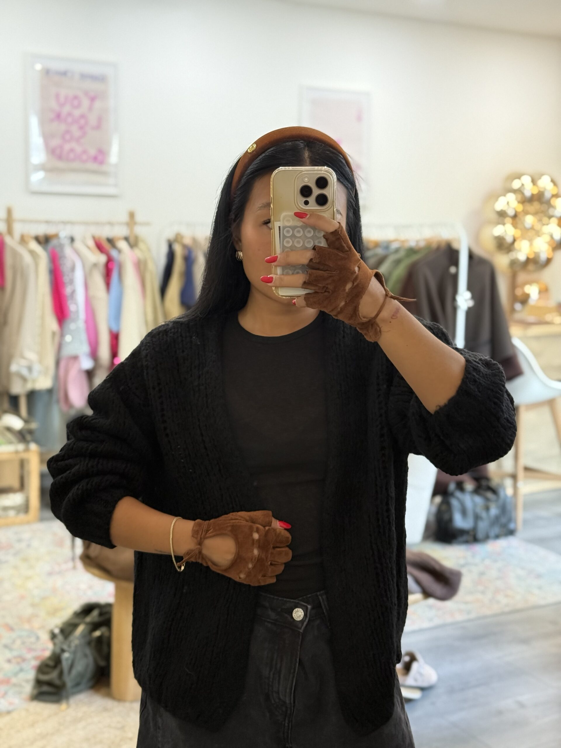 Gilet en maille DOUDOU (plusieurs coloris) – Image 2