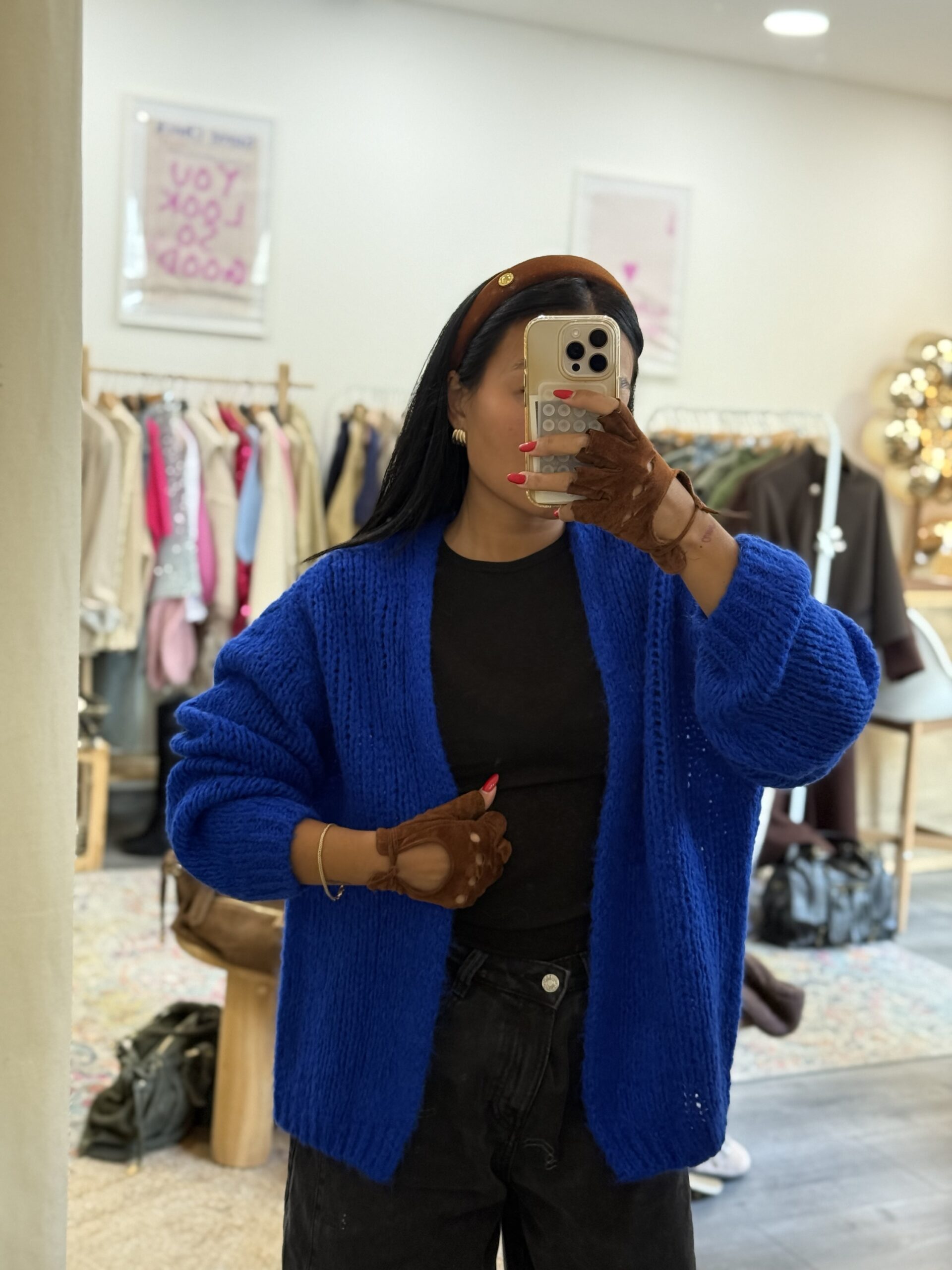 Gilet en maille DOUDOU (plusieurs coloris) – Image 3