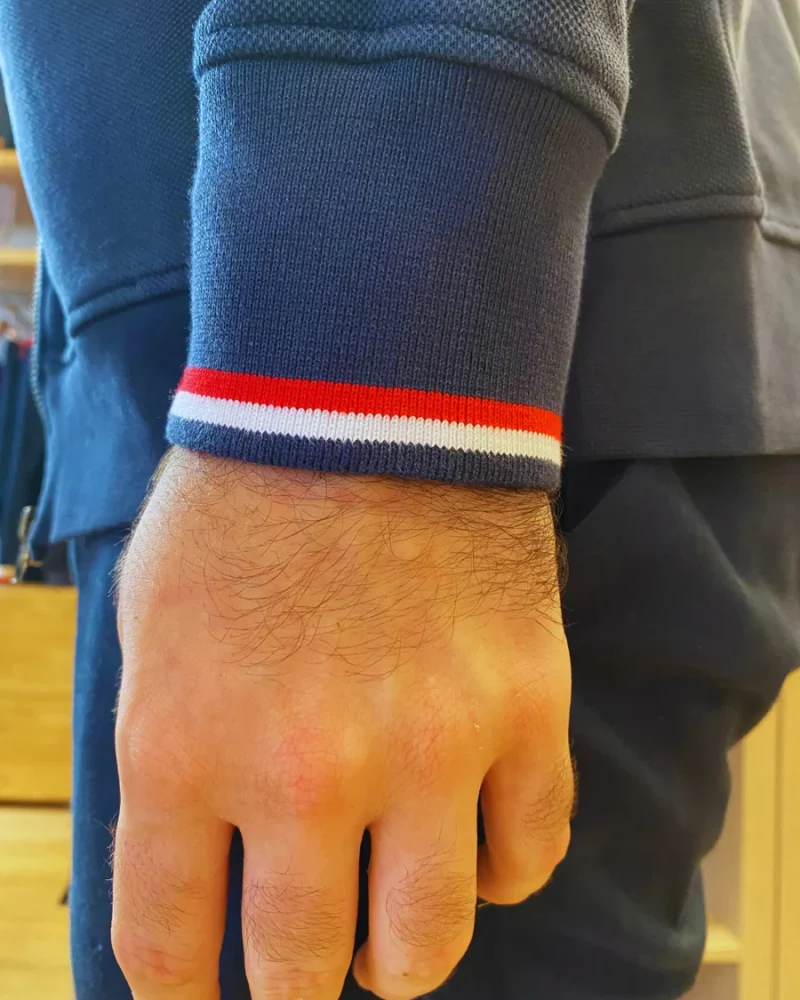 Veste homme zippée DIMITRI Marine – Maison FT – Image 6